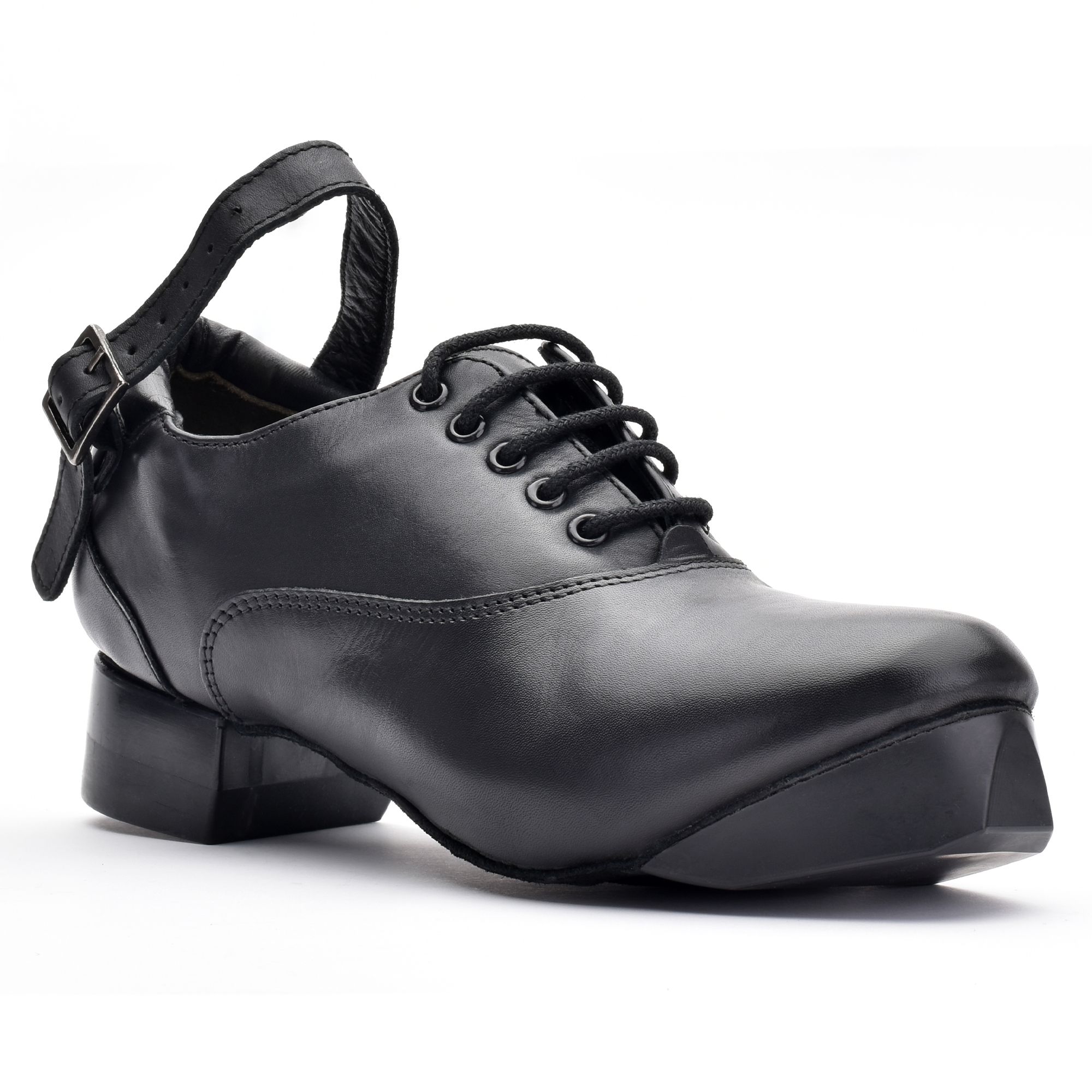 Classic Hard Irish Dance Shoes front angle view